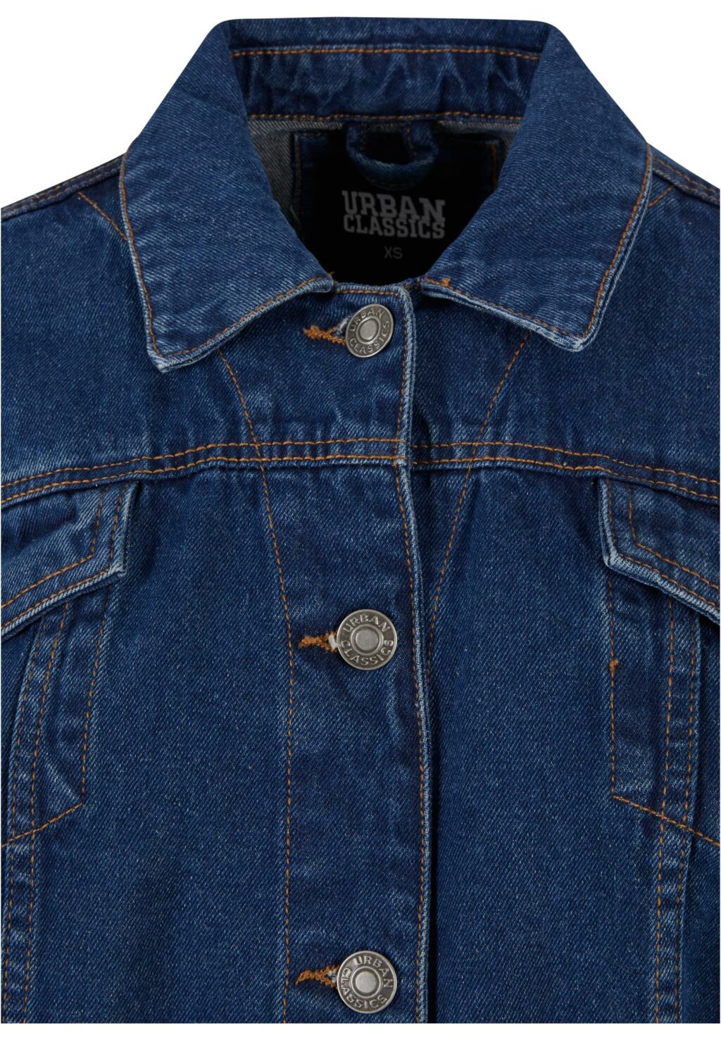 Urban Classics Ladies Oversized 90s Denim Jacket mid indigo washed TB6208